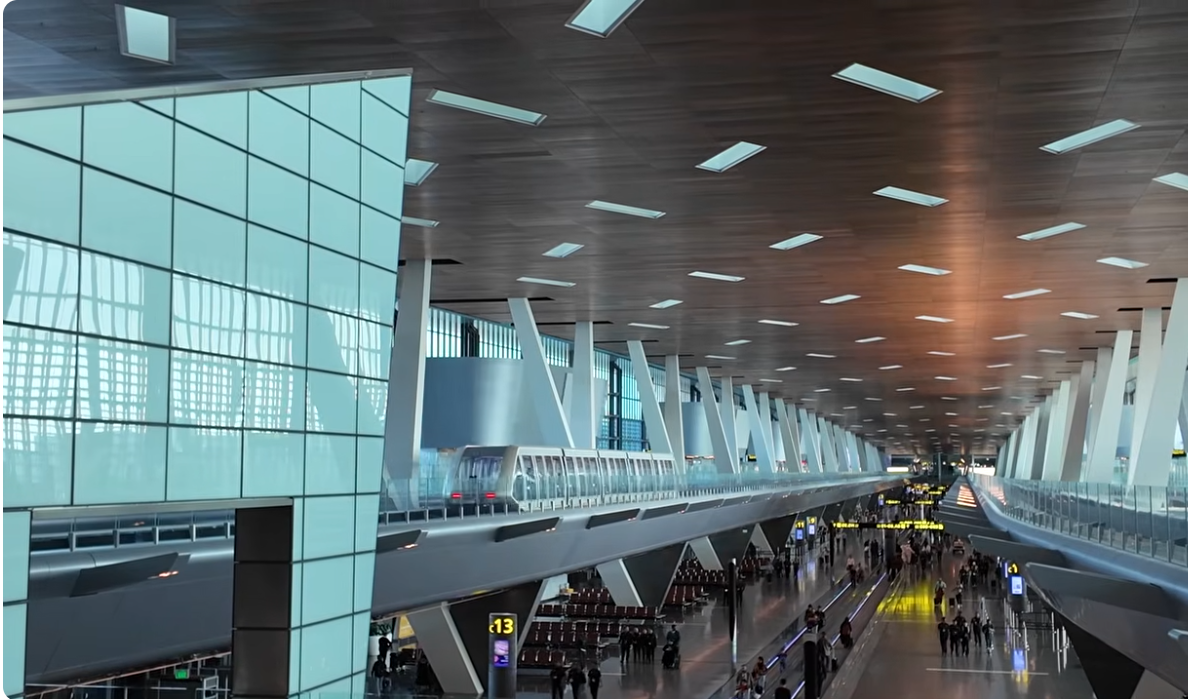 Hamad International Airport departures hall