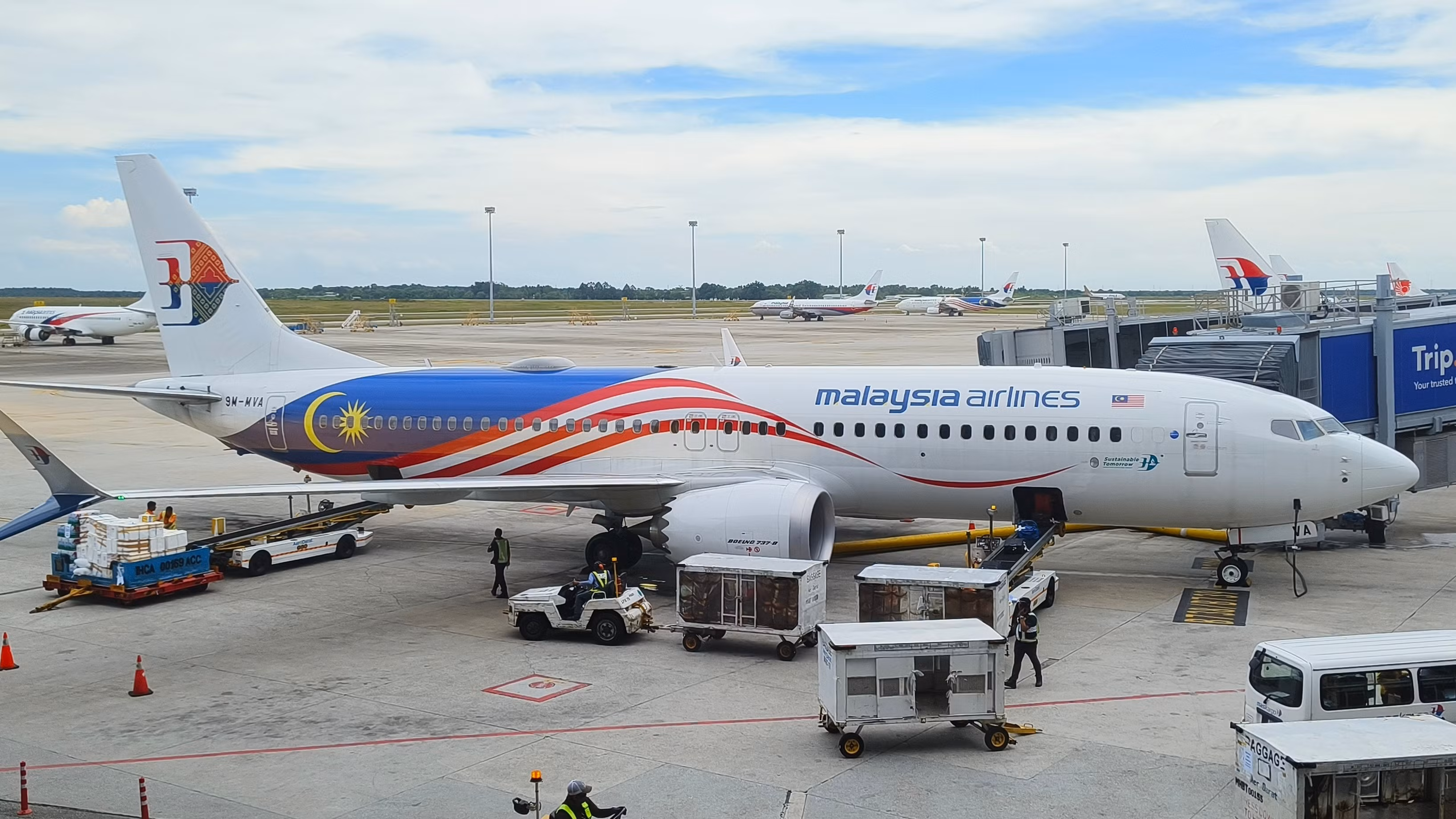 A Malaysia Airlines aircraft