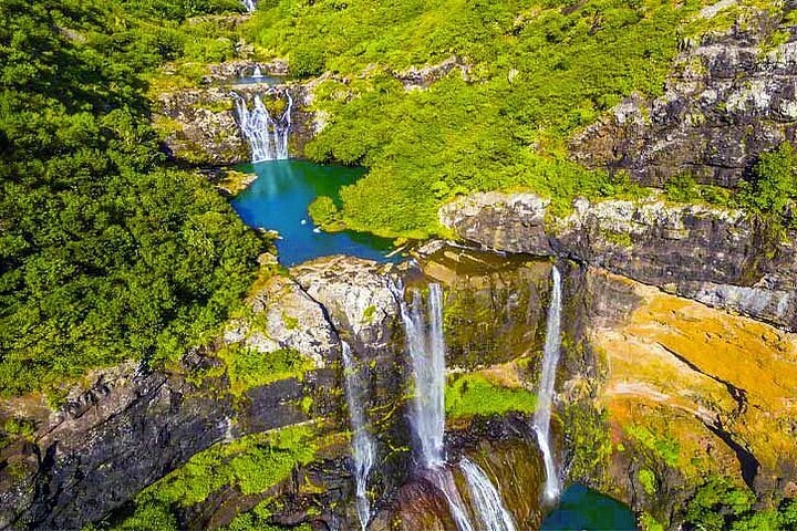 Tamarind Falls, also known as Les 7 Cascades